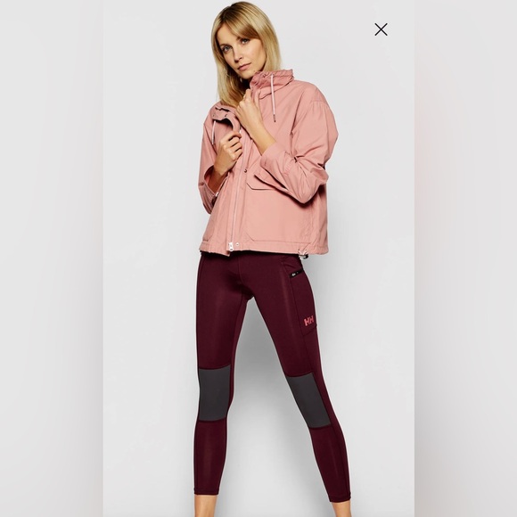 * NEW Pink Helly Hansen Japan Packable Wind Shell Jacket Parka 53403-096 L… - Picture 2 of 5